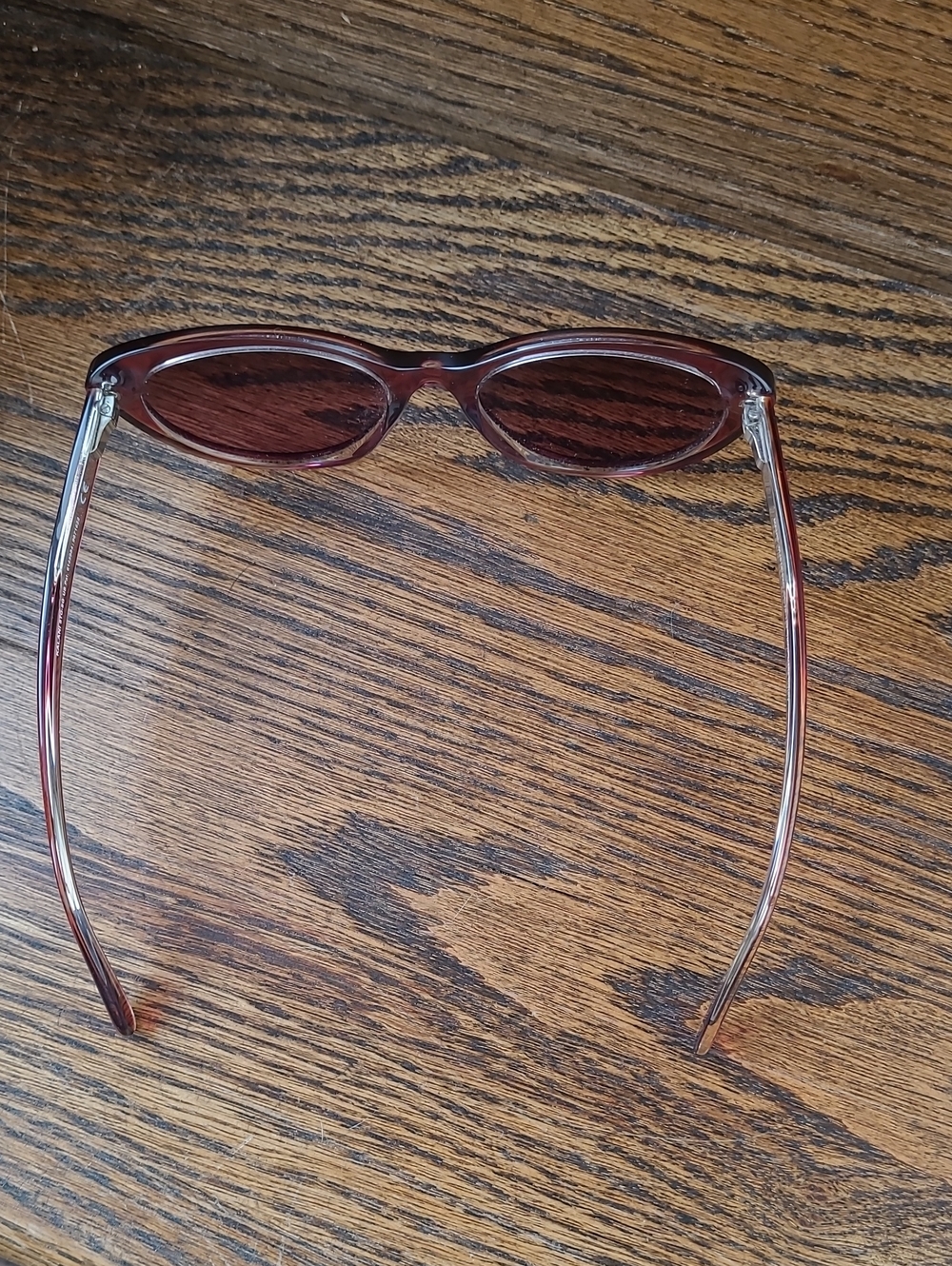 Maui Jim Kalani Cat-Eye Sunglasses in Raspberry with Rose Polarized Lenses - Picture 6 of 8